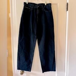 Calvin Klein black denim 90"s Loose Fit Jean 28 NWOT